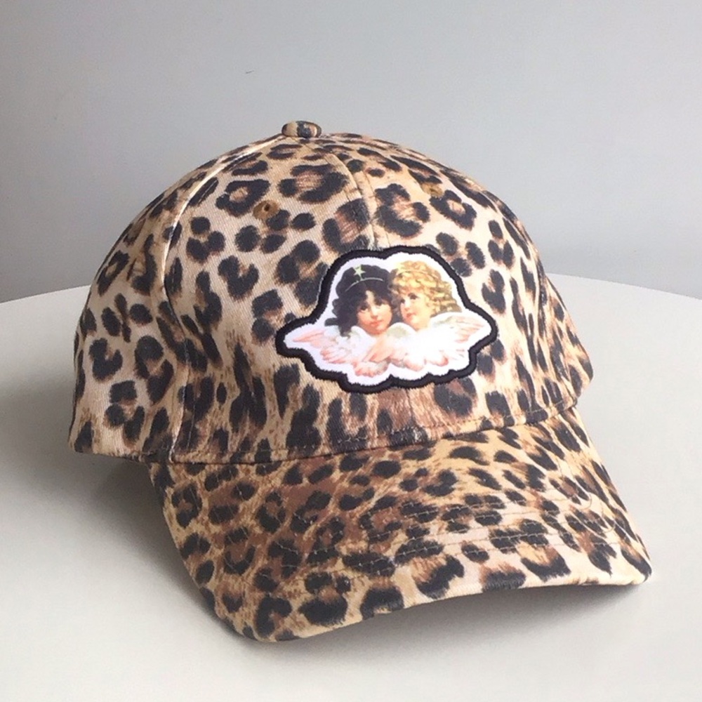 Fiorucci iconic angels leopard hat
